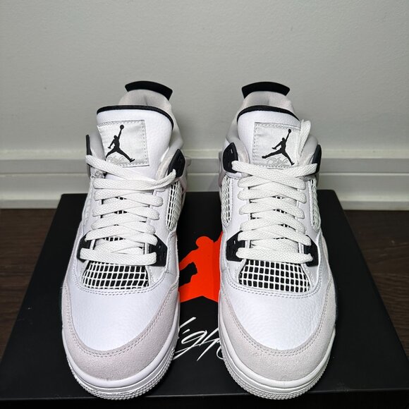 👟 Air Jordan 4 Retro "White Cement" (GS) - Picture 8 of 10